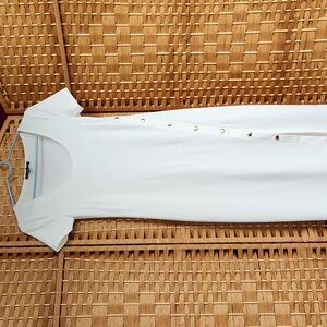 Women's Size Large, Shortsleeve, Long Maxi Fitted, Bodycon Sexy Summer Dress